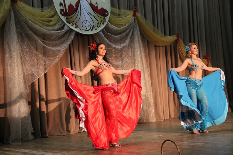 Олеся Чернышова и Нана Силагадзэ 14-летие Театра восточного танца Аль-Джана